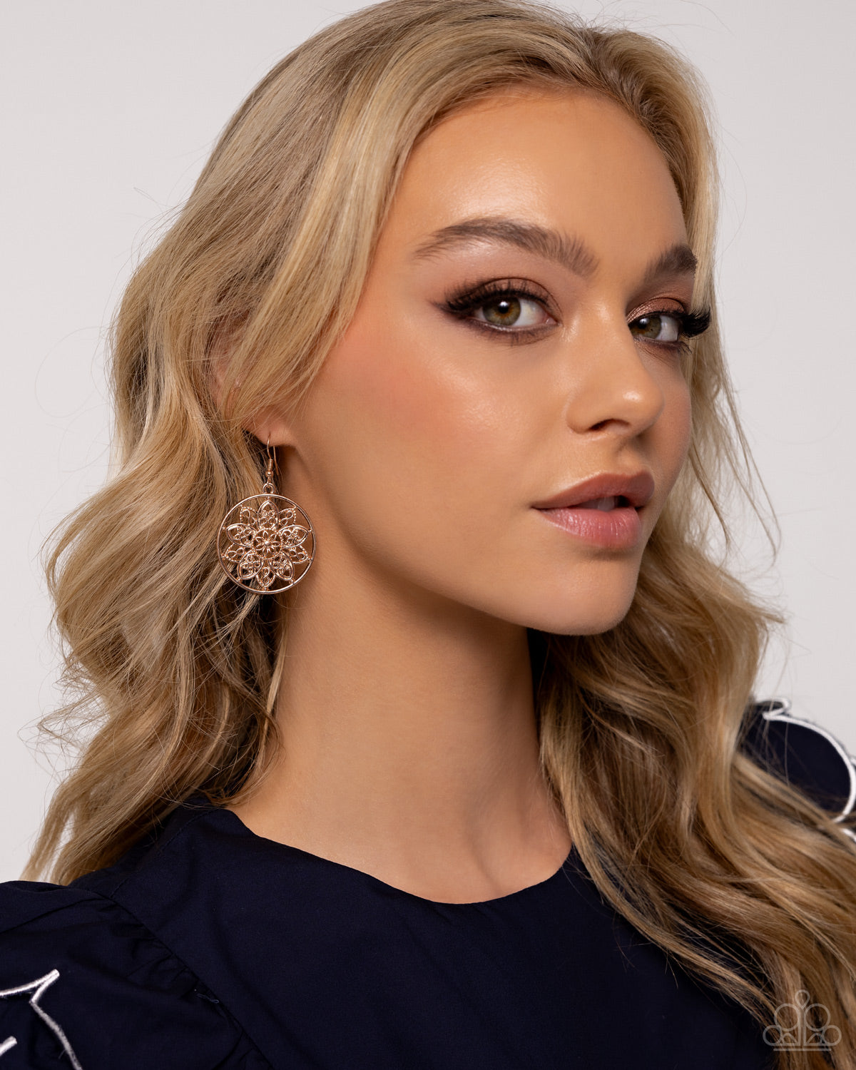 Garden Allure Rose – Gold | Paparazzi Earrings