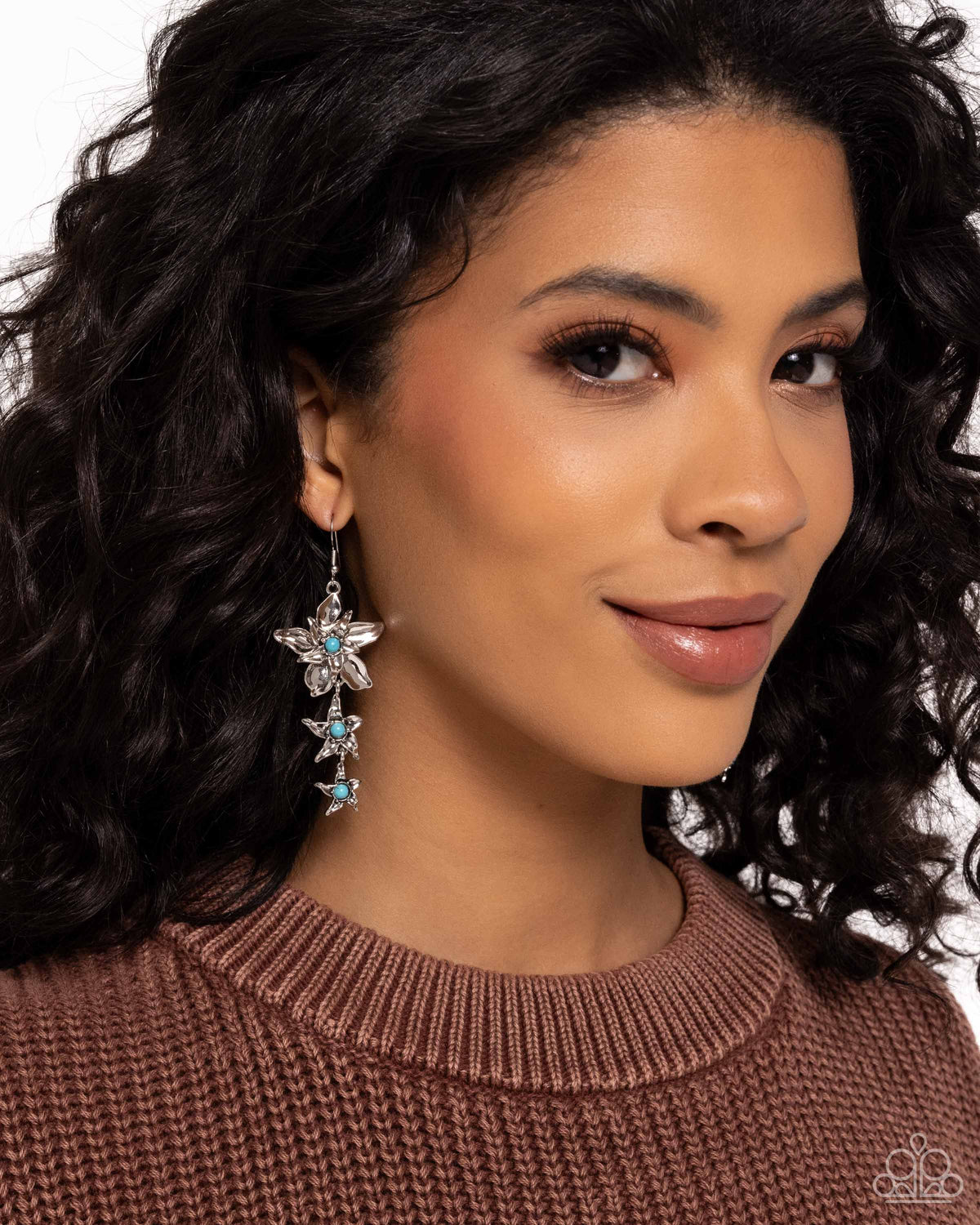 Tapered Tiers – Blue | Paparazzi Earrings