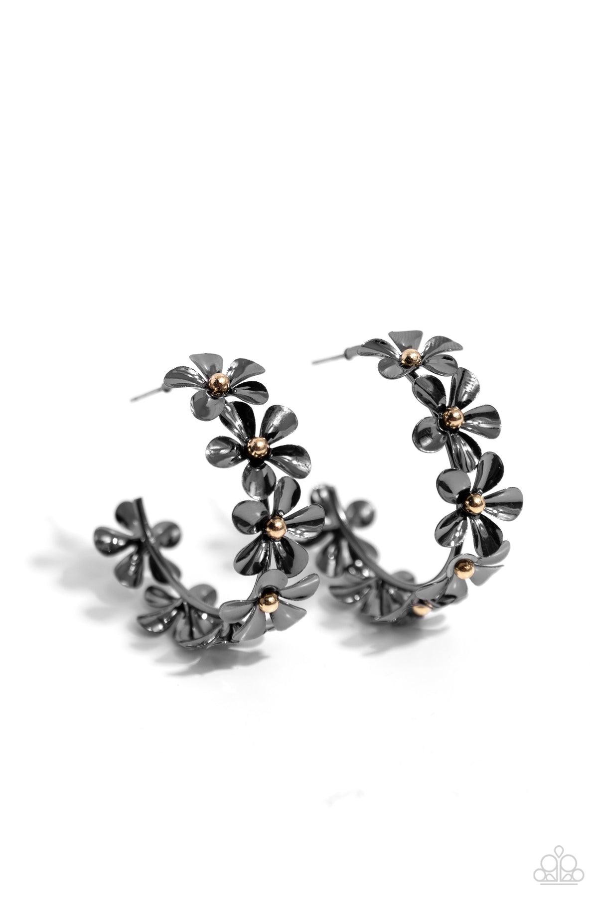 Floral Flamenco – Black | Paparazzi Earrings