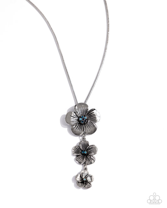 Wallflower Whimsy – Blue | Paparazzi Necklace