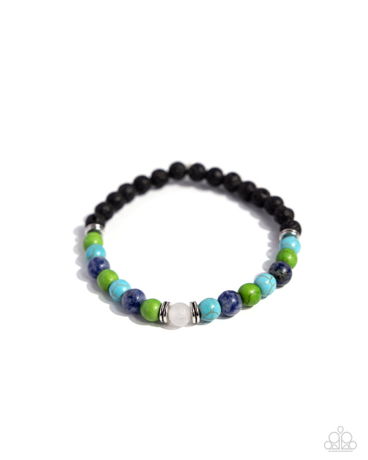 LAVA Will Find a Way – Blue | Paparazzi Bracelet