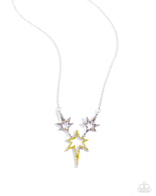 Explosive Exhibit – Yellow | Paparazzi Necklace