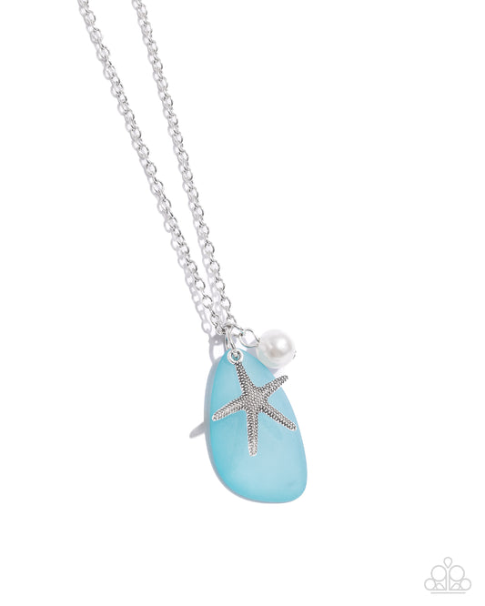 Sea Glass Stash – Blue | Paparazzi Necklace