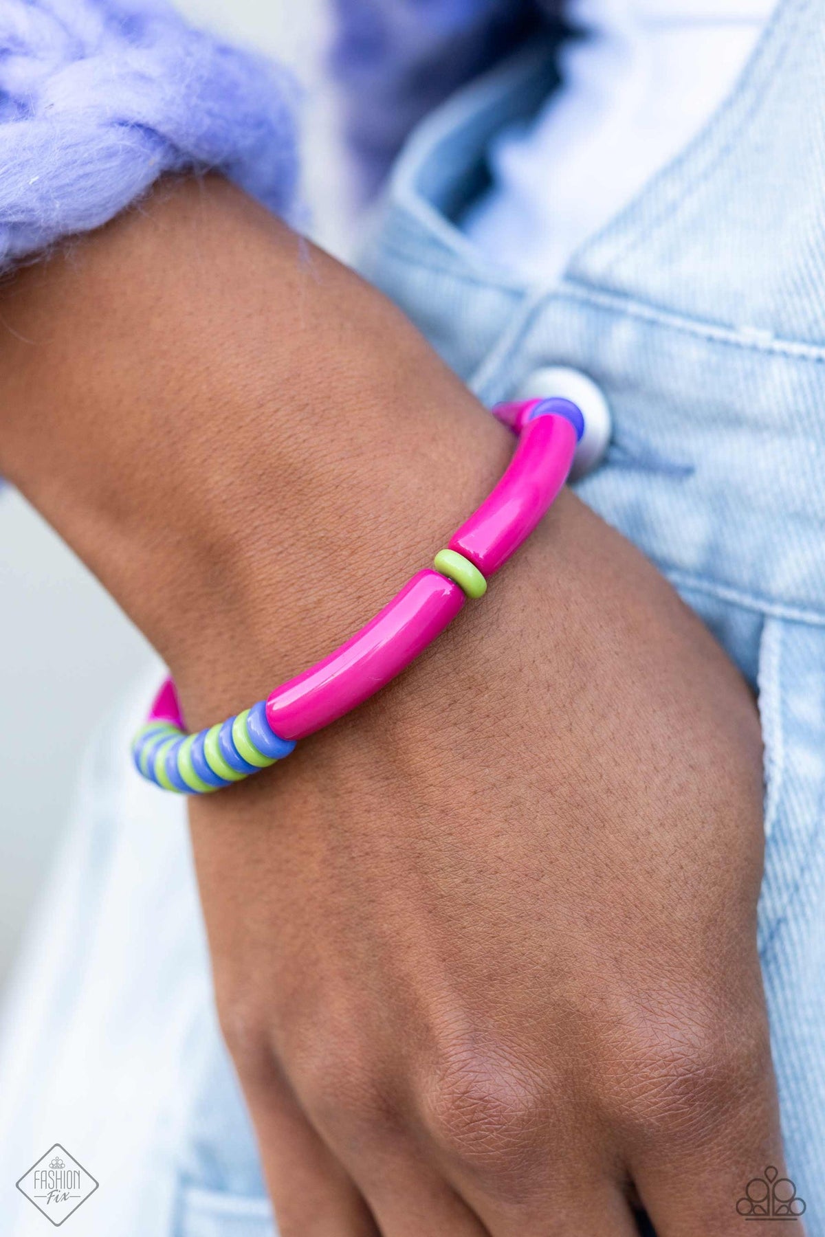 Poppin Pattern – Pink | Paparazzi Bracelet
