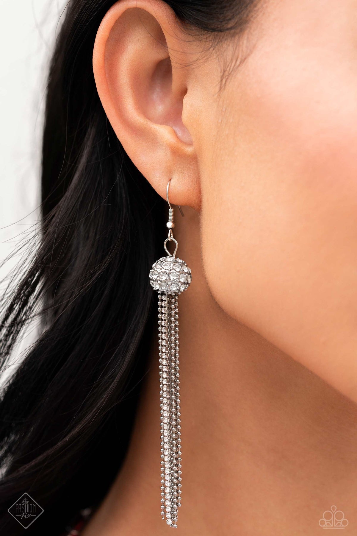 Polished Paramount – Silver | Paparazzi Earrings