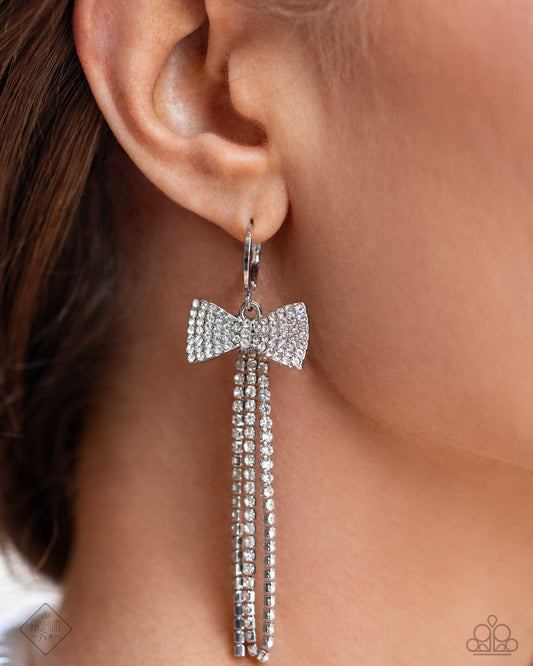 Dashing Daydream – White | Paparazzi Earrings