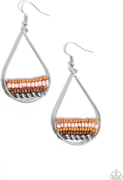 Mojave Mardi Gras – Pink | Paparazzi Earrings