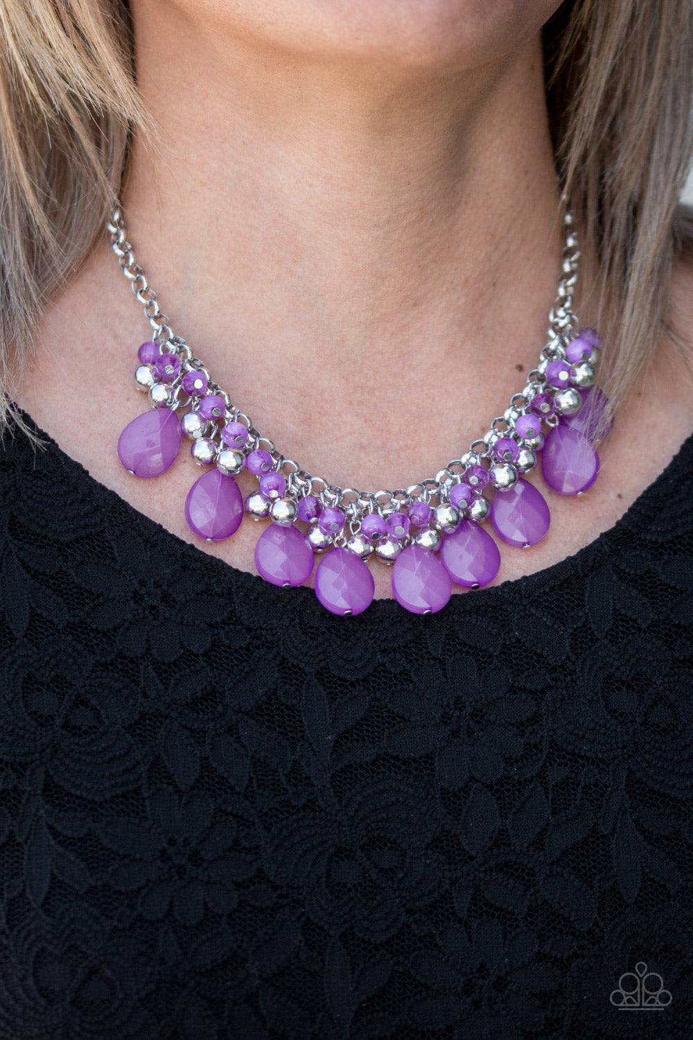 Trending Tropicana – Purple | Paparazzi Necklace
