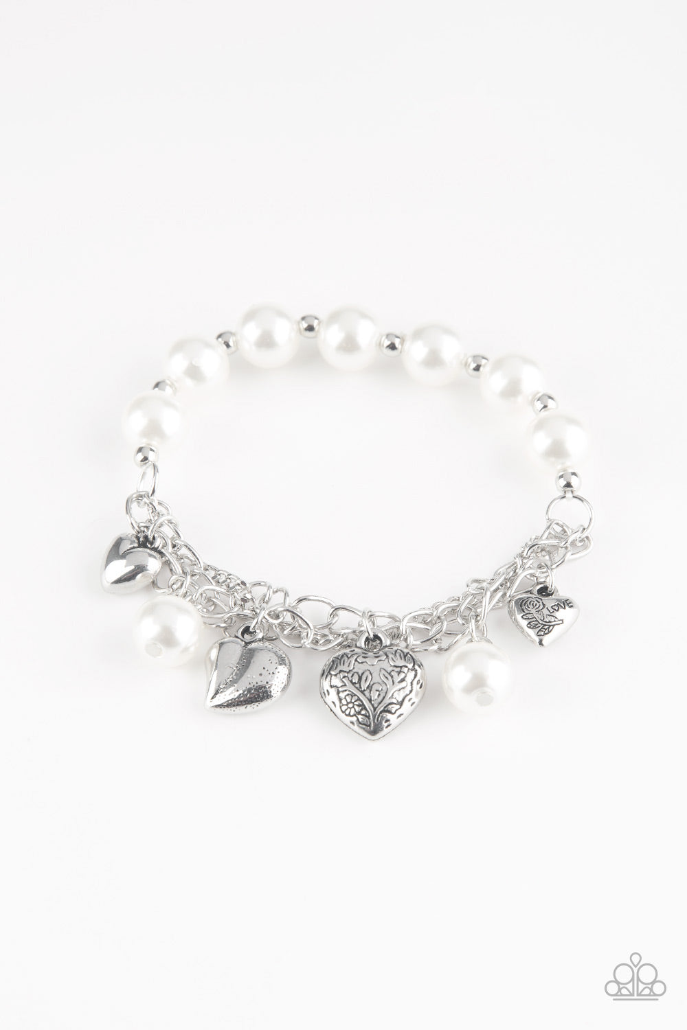 More Amour – White | Paparazzi Bracelet