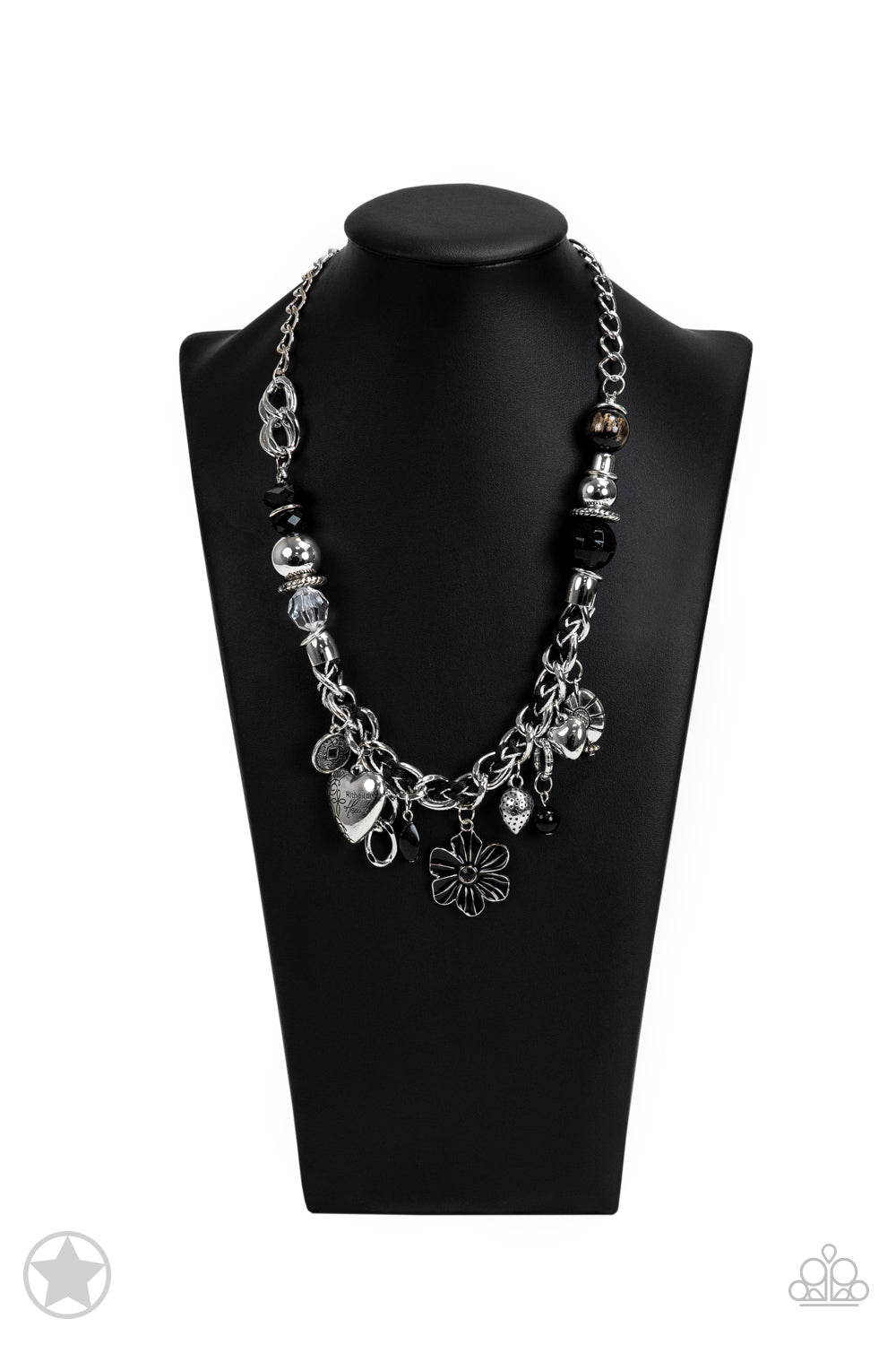 Charmed, I Am Sure Best Seller – Black | Paparazzi Necklace