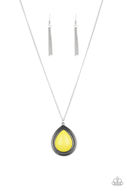 Chroma Courage – Yellow | Paparazzi Necklace