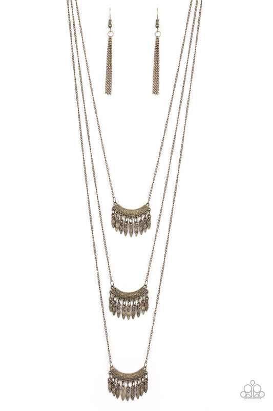 Seasonal Charm – Brass | Paparazzi Necklace