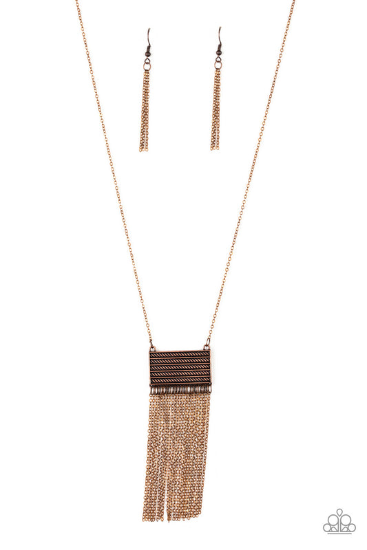 Totally Tassel – Copper | Paparazzi Necklace