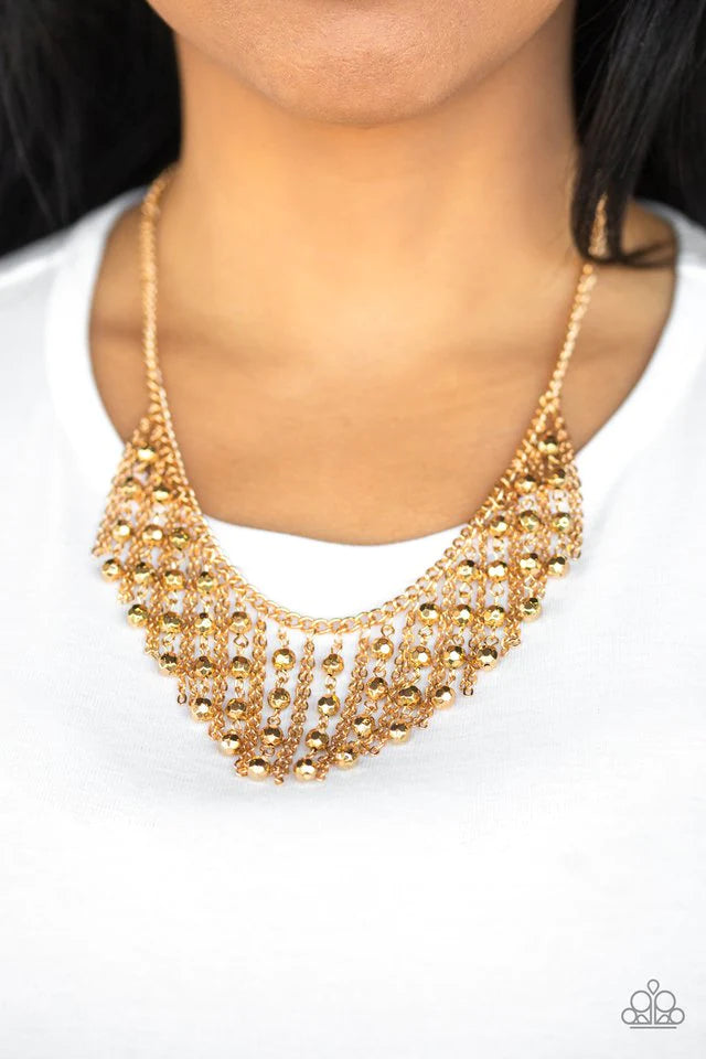 Rebel Remix – Gold | Paparazzi Necklace