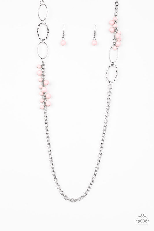 Flirty Foxtrot – Pink | Paparazzi Necklace