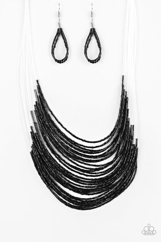 Catwalk Queen – Black | Paparazzi Necklace