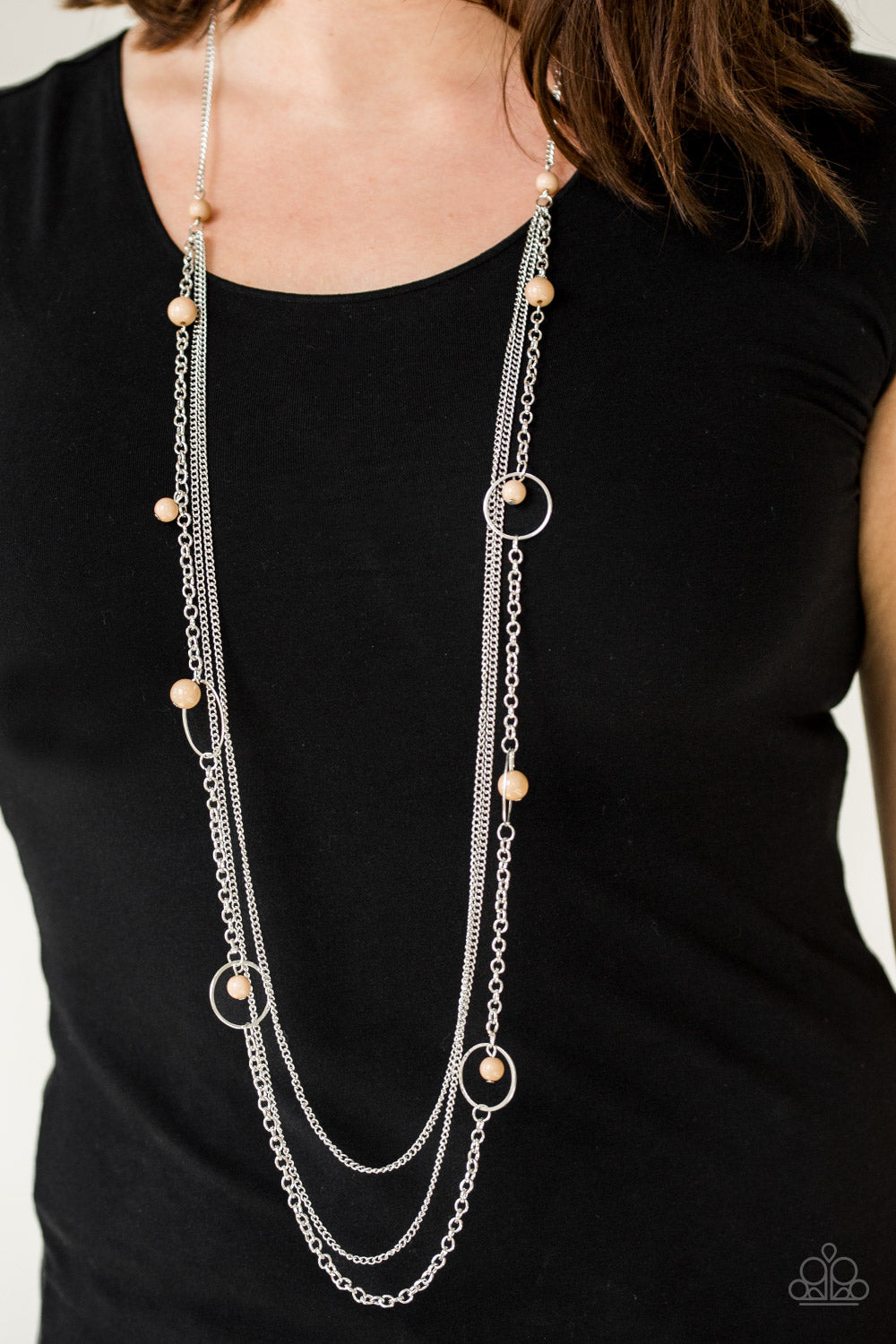 Collectively Carefree – Brown | Paparazzi Necklace