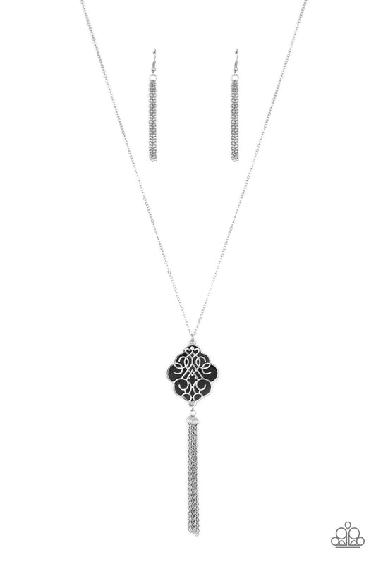 Malibu Mandala – Black | Paparazzi Necklace
