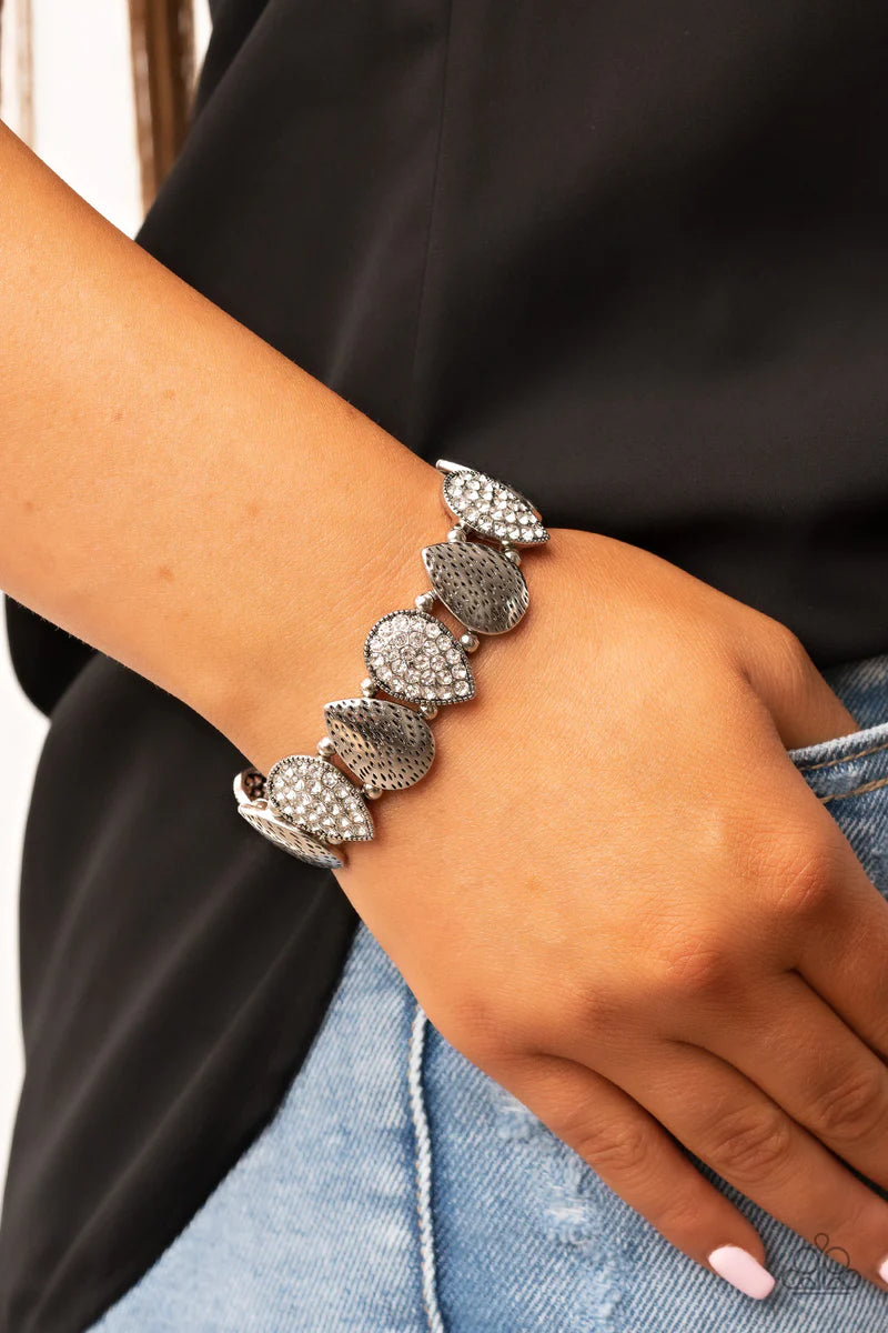 Playing Favorites – Silver | Paparazzi Bracelet