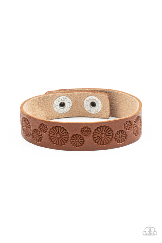 Follow The Wildflowers – Brown | Paparazzi Bracelet