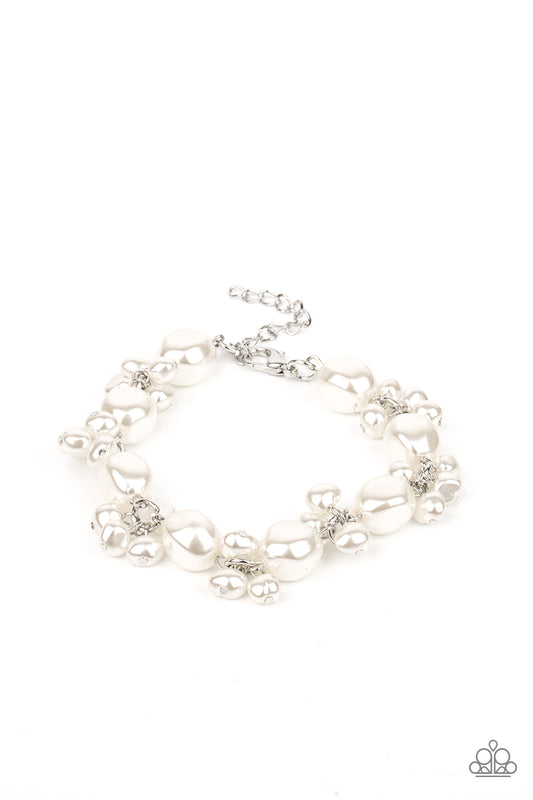 Imperfectly Perfect – White | Paparazzi Bracelet