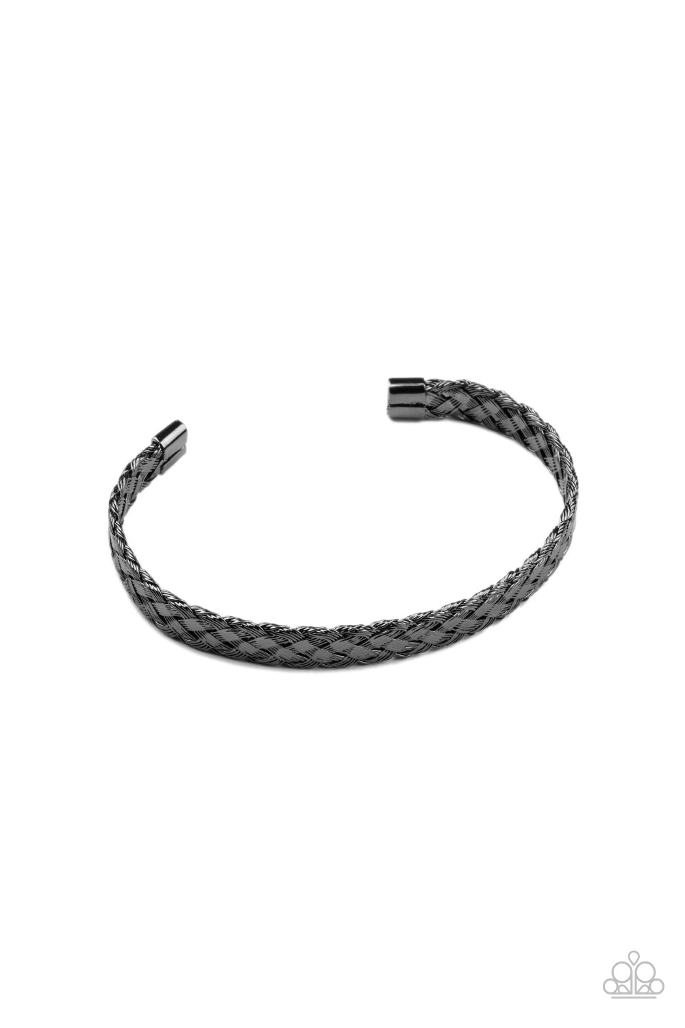 Cable Couture - – Black | Paparazzi Bracelet