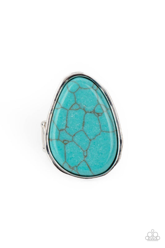 Marble Mecca -Blue – Blue | Paparazzi Ring