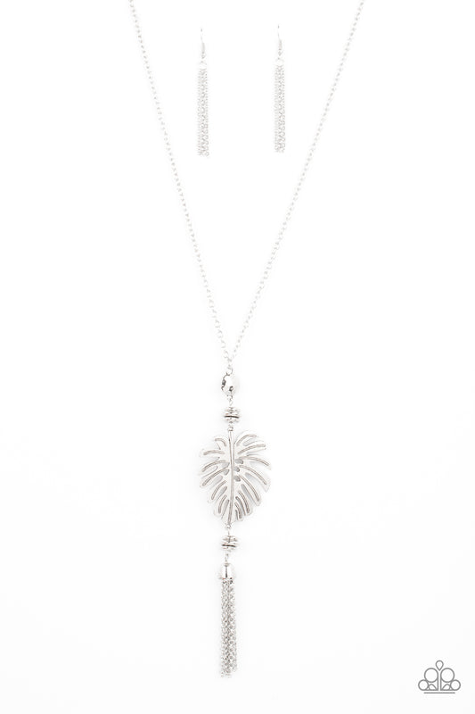Palm Promenade - – Silver | Paparazzi Necklace