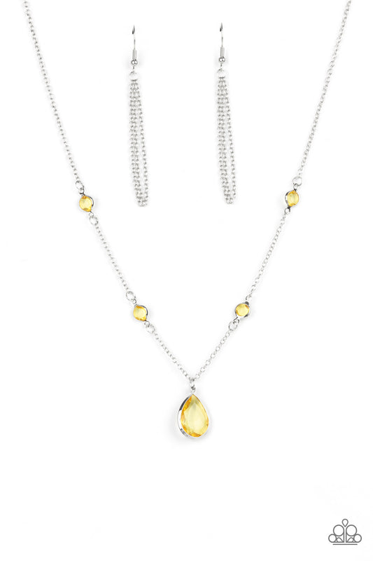 Romantic Rendezvous – Yellow | Paparazzi Necklace