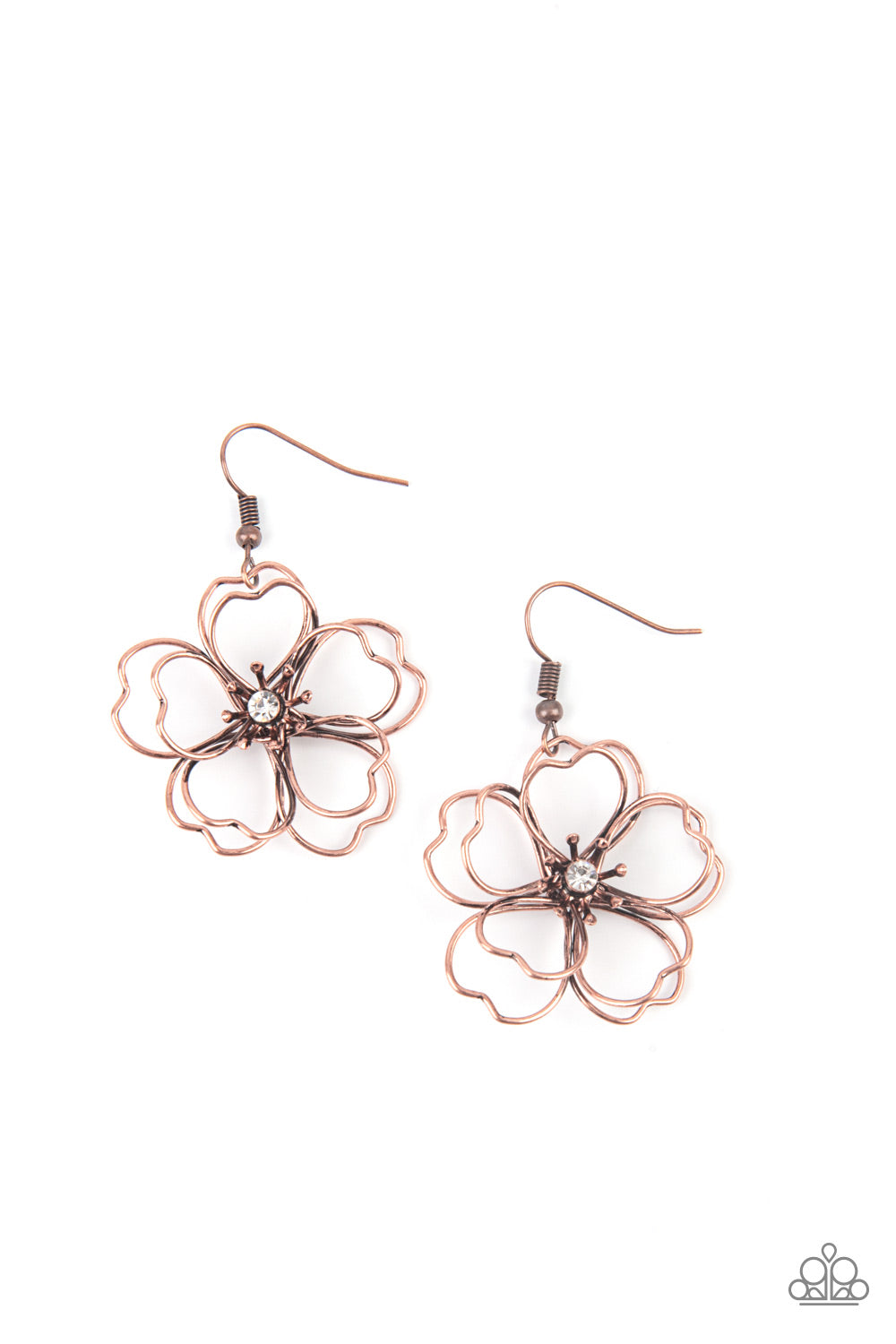 Petal Power - – Copper | Paparazzi Earrings