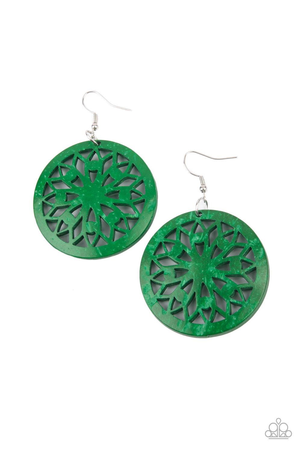 Ocean Canopy – Green | Paparazzi Earrings