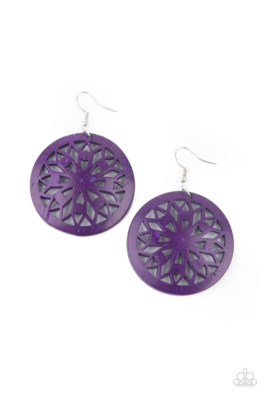 Ocean Canopy – Purple | Paparazzi Earrings
