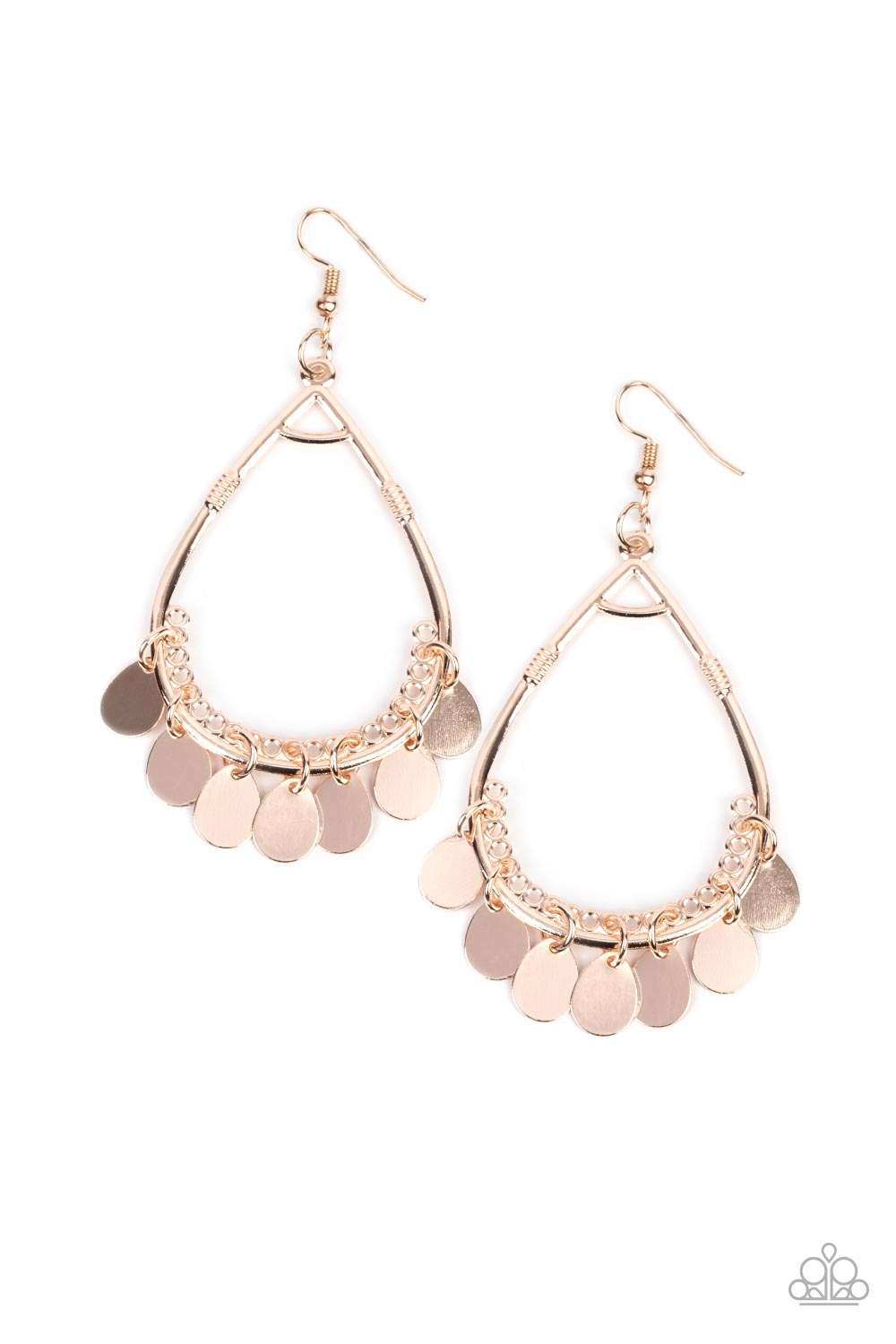 Meet Your Music Maker Rose – Gold | Paparazzi Earrings