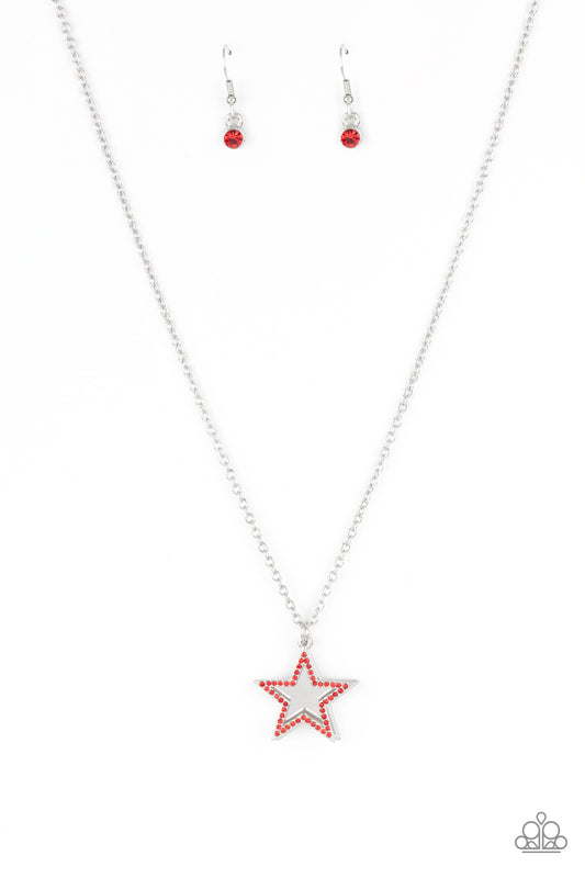 American Anthem -Red – Red | Paparazzi Necklace