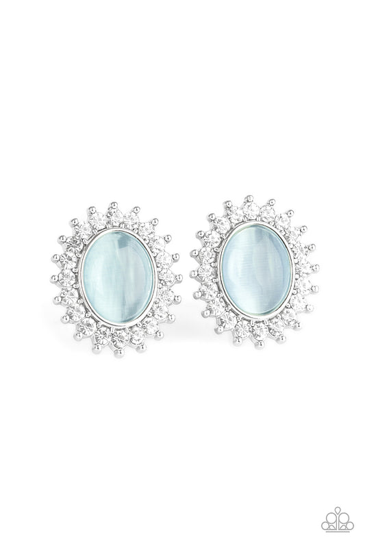 Hey There Gorgeous – Blue | Paparazzi Earrings