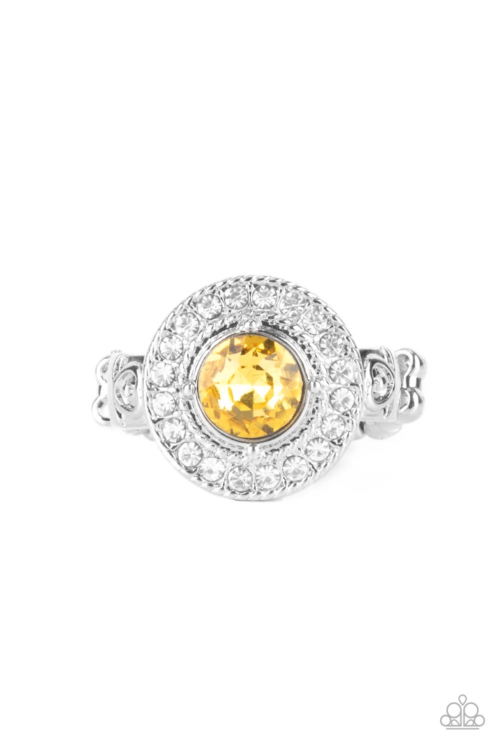 Targeted Timelessness -Paparazzi – Yellow | Paparazzi Ring
