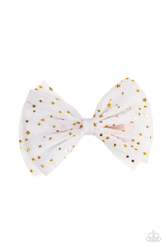 Twinkly Tulle – White | Paparazzi Hair Clips