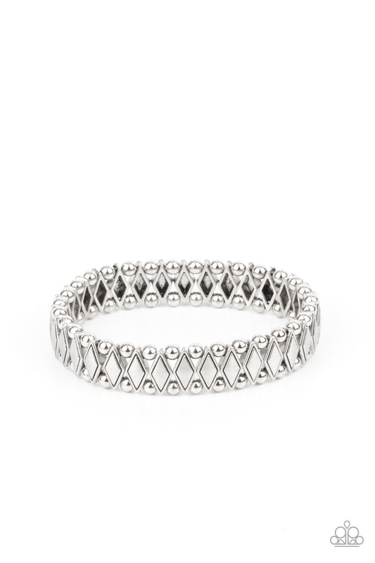 Abstract Advisory – Silver | Paparazzi Bracelet