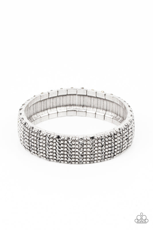 The GRIT Factor – Silver | Paparazzi Bracelet