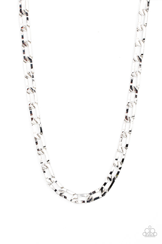 Full-Court Press No – Silver | Paparazzi Necklace