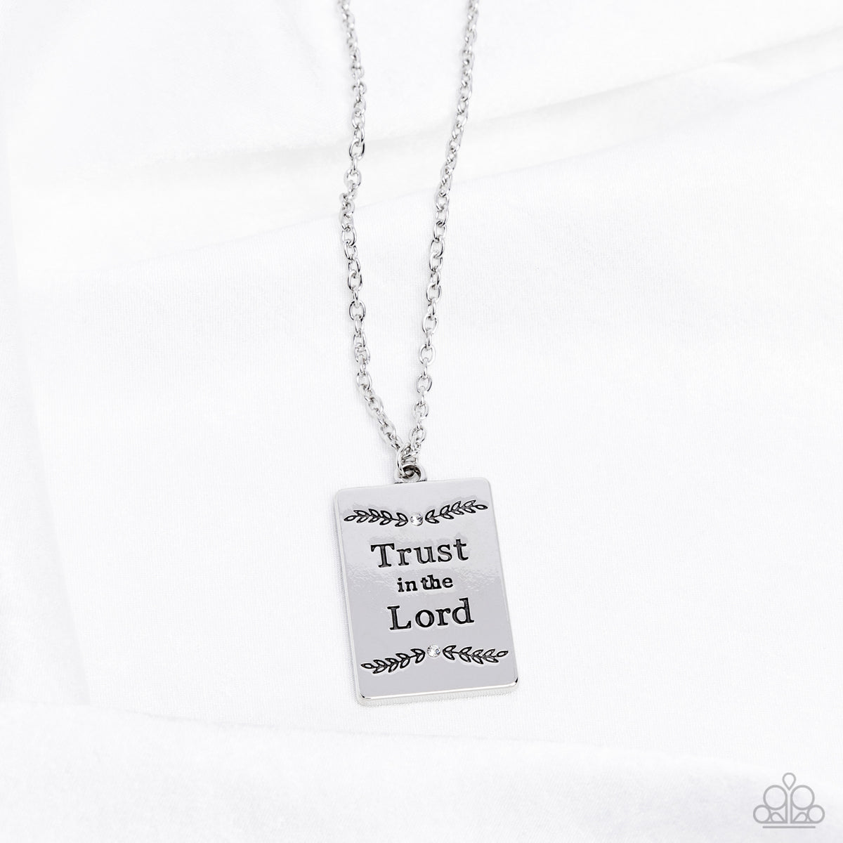 All About Trust – White | Paparazzi Necklace