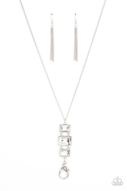 Uptown Totem – White | Paparazzi Necklace