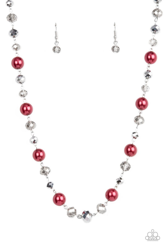 Decked Out Dazzle - – Red | Paparazzi Necklace