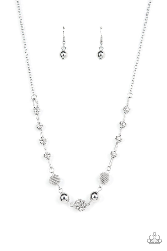 Taunting Twinkle – White | Paparazzi Necklace