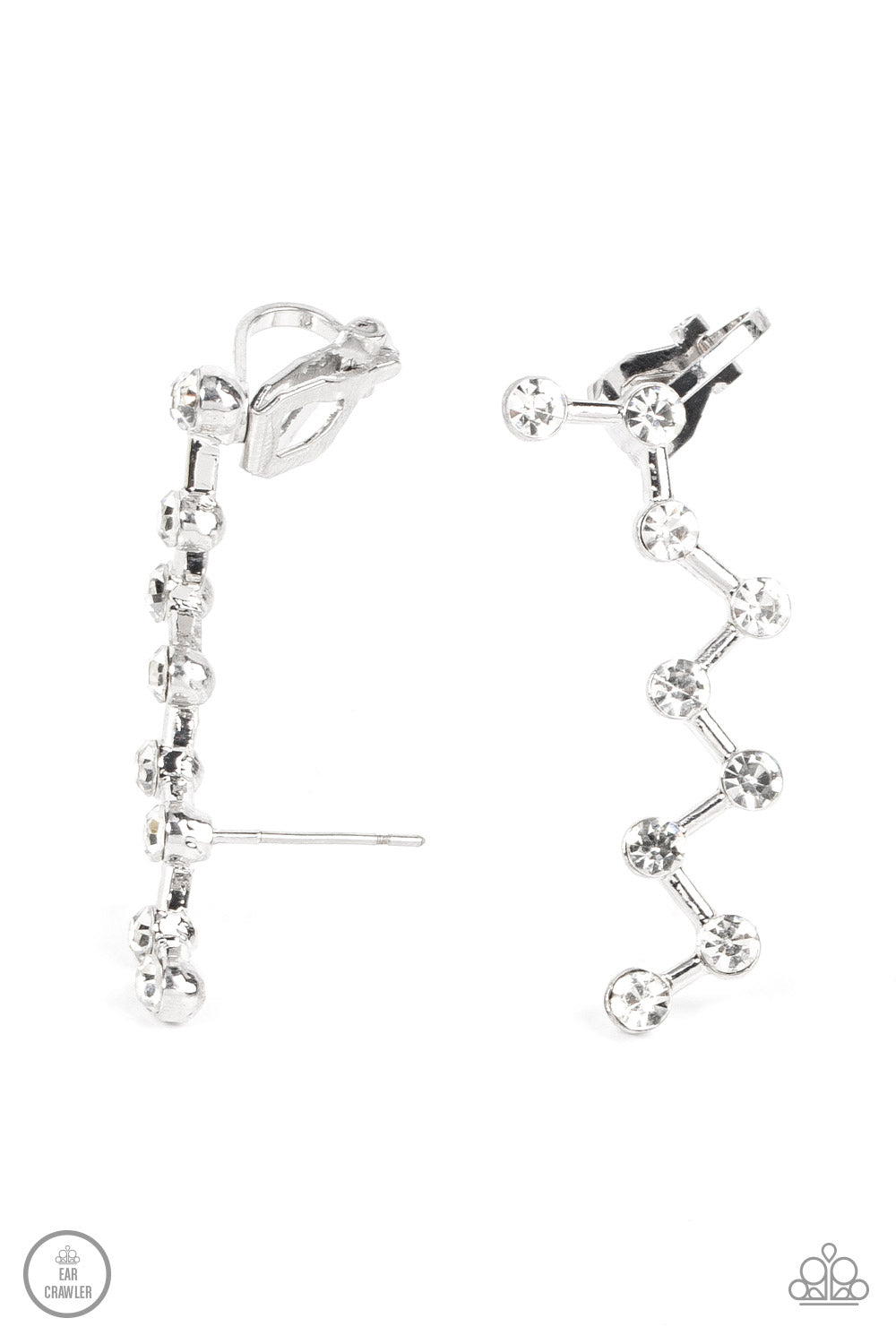 Clamoring Constellations – White | Paparazzi Earrings