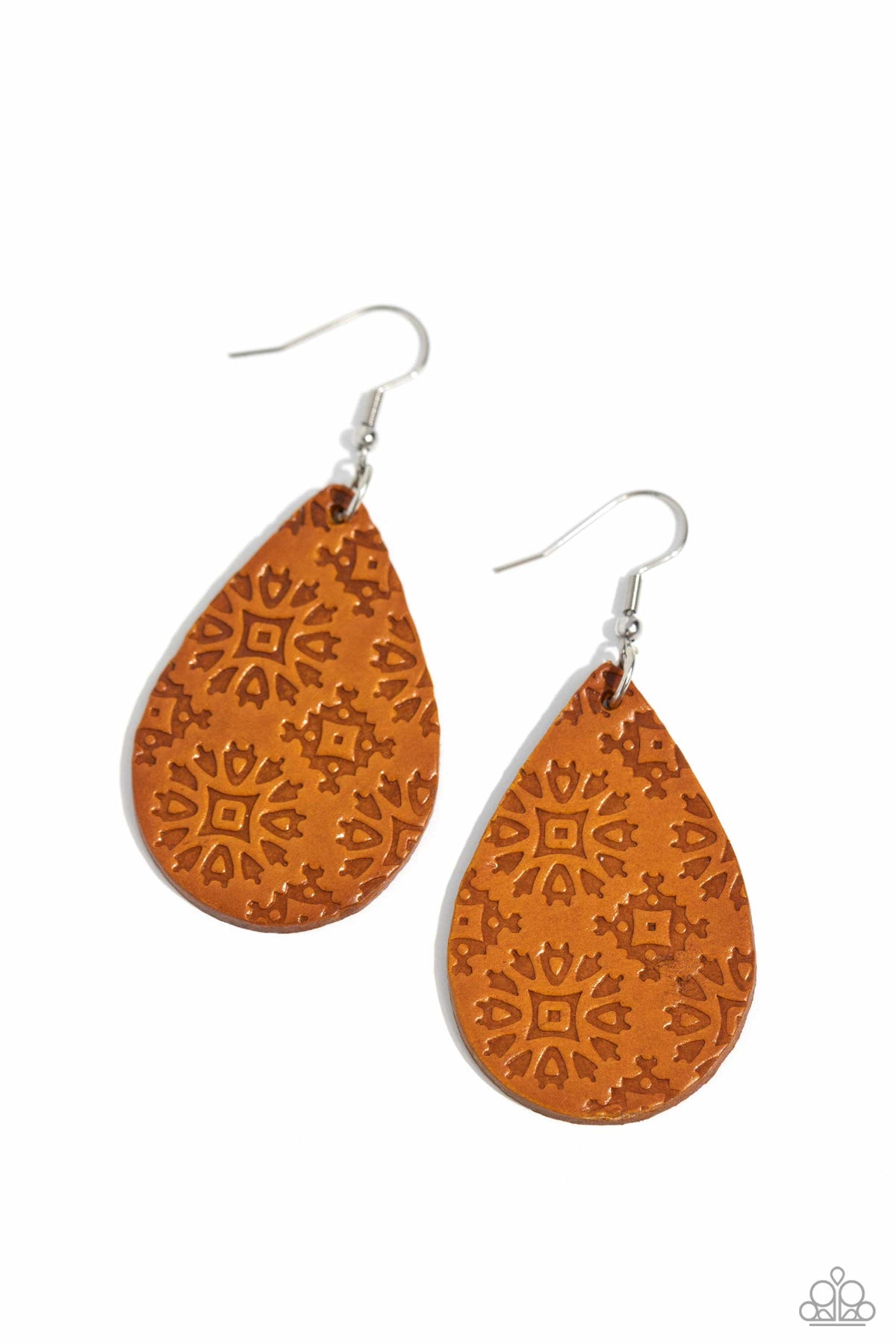 Stylishly Subtropical – Orange | Paparazzi Earrings