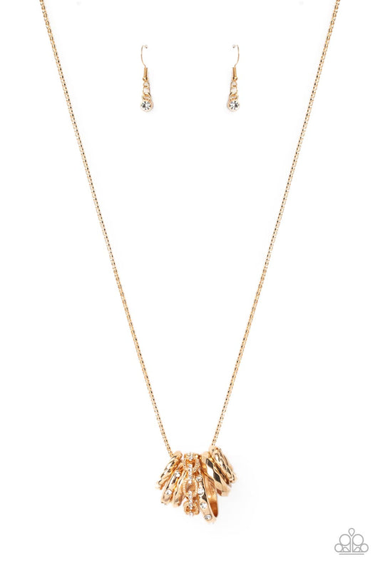 Audacious Attitude – Gold | Paparazzi Necklace