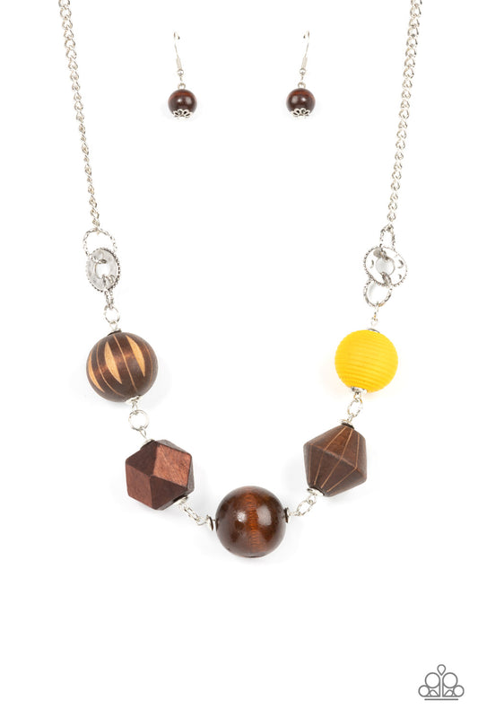 Eco Extravaganza – Yellow | Paparazzi Necklace
