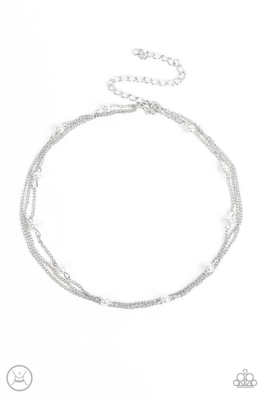 Daintily Dapper – White | Paparazzi Necklace