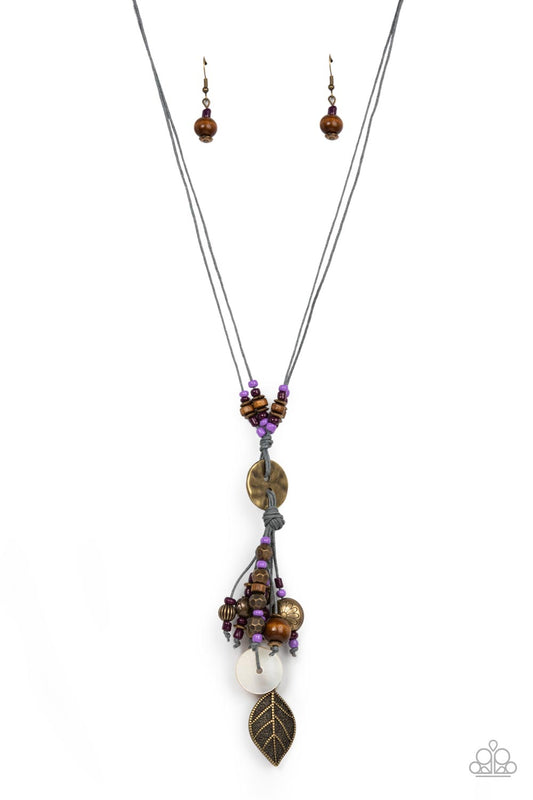 Knotted Keepsake – Purple | Paparazzi Necklace